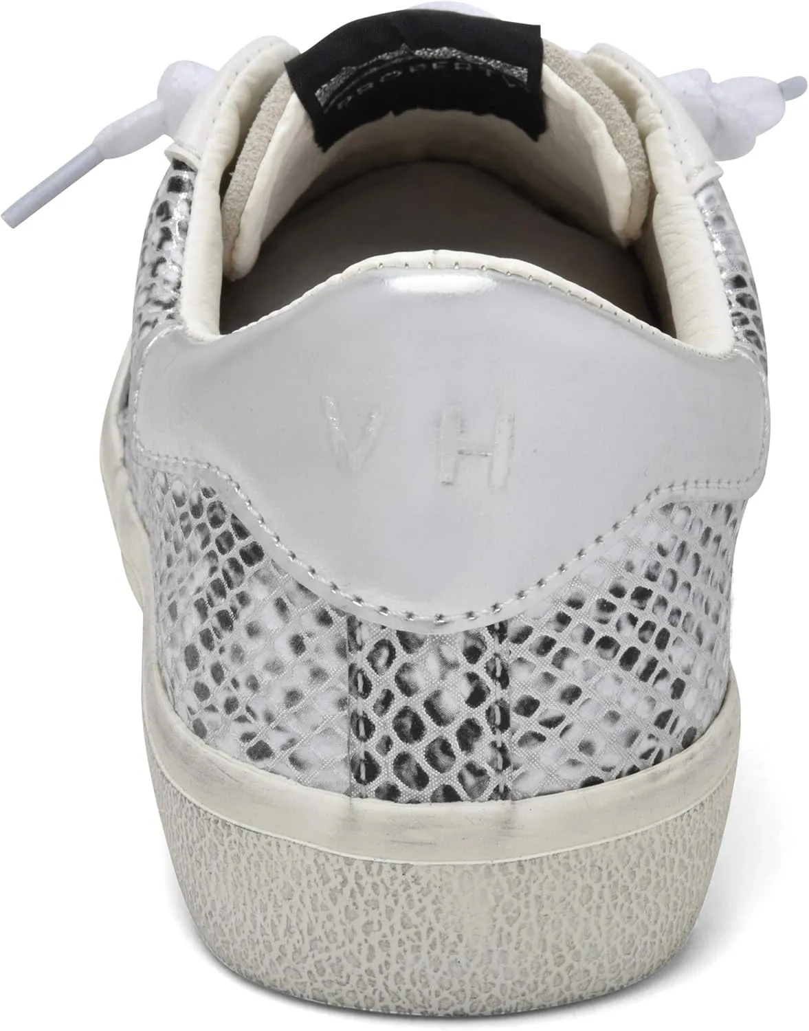 Vintage Havana Womens Kate Metallic Slip On Sneakers Shoes Casual - Gold, Grey, White