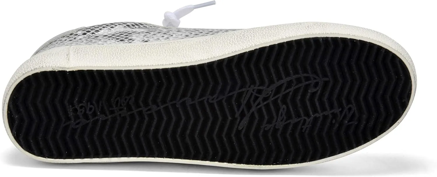 Vintage Havana Womens Kate Metallic Slip On Sneakers Shoes Casual - Gold, Grey, White