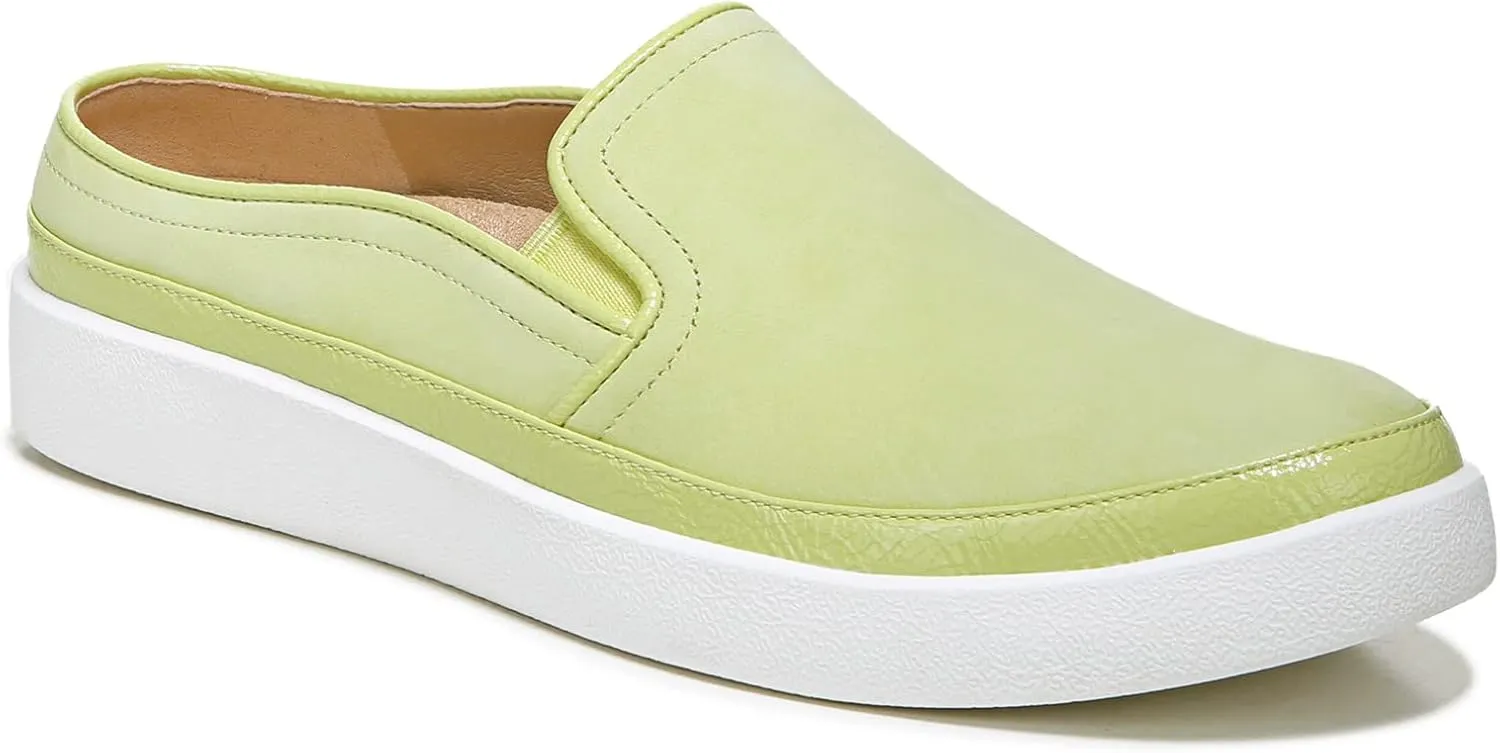 Vionic Women's Essence Effortless Backless Fashion Sneakers- Supportive Slip On Shoes That Include Three-Zone Comfort with Orthotic Insole Arch Support, Medium Fit