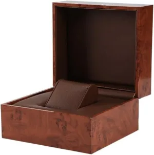 Watch Box Two-Color Clamshell Wood Wood Grain Watch Storage Box Jewelry Box