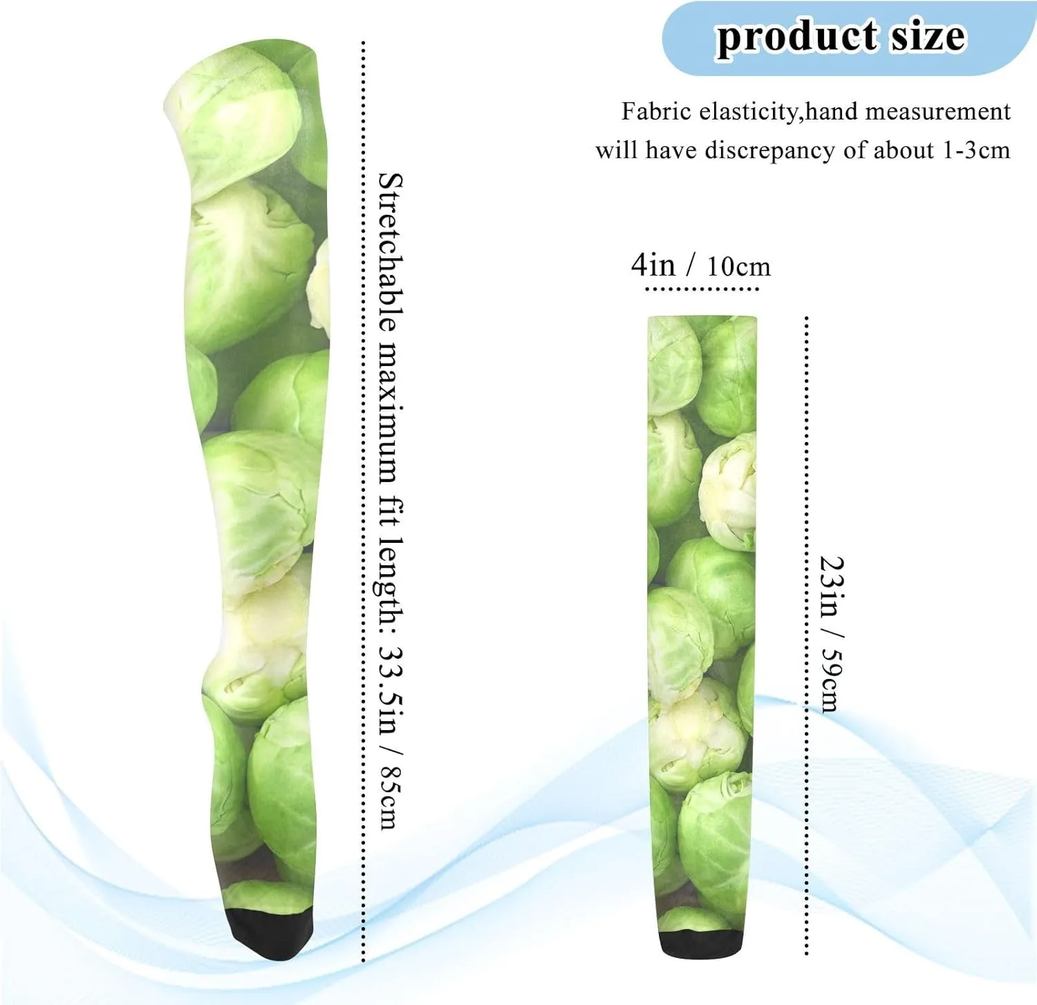 Weeds Leaf Skull Women Thigh High Socks Warm Over the Knee Socks Long Knee High Boot Stockings Leg Warmer