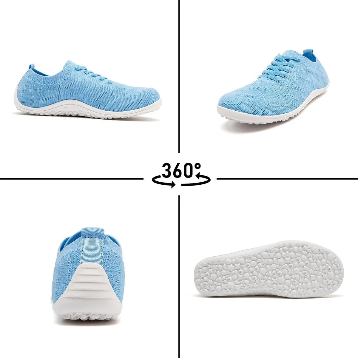 Women Barefoot Shoes Slip-On Lightweight Minimalist Walking Shoes for Travel Hiking Casual Wear Daily Use Zero Drop Thin Sole Soft Breathable Upper