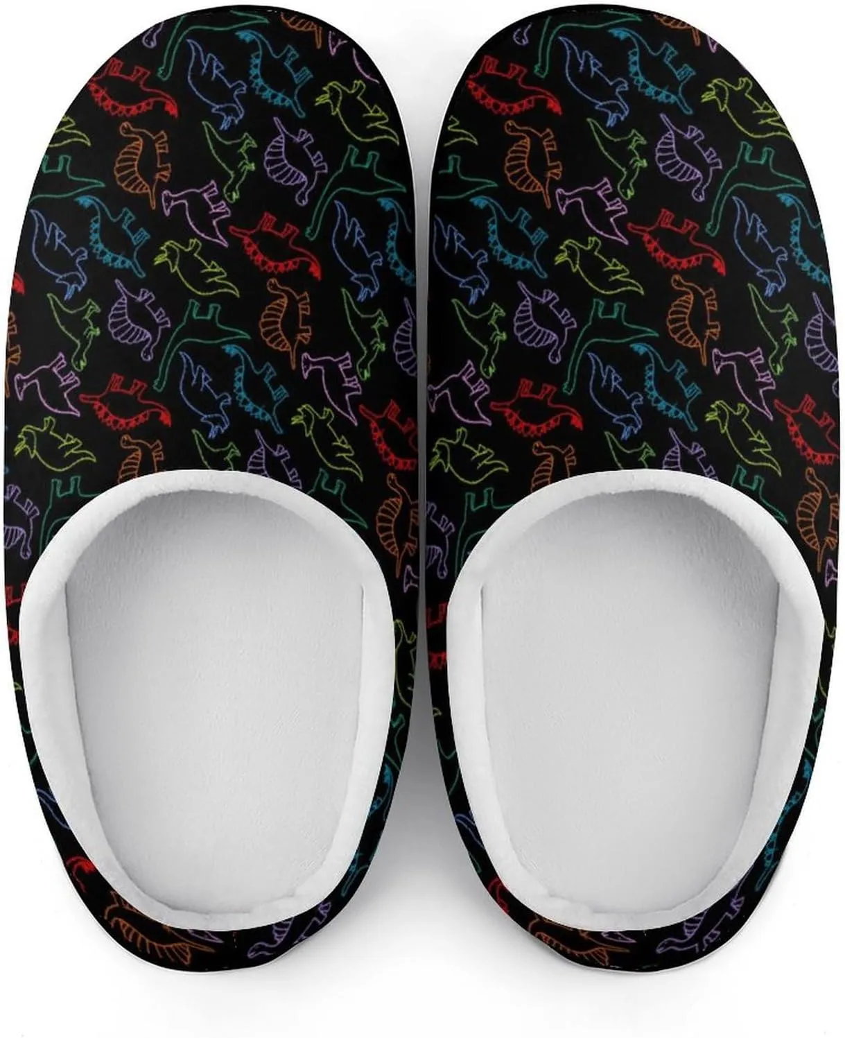 Women House Slippers Ladies Halloween Cotton Slippers Soft Memory Foam Clog Slipper Non-Slip Warm Indoor Outdoor Shoes