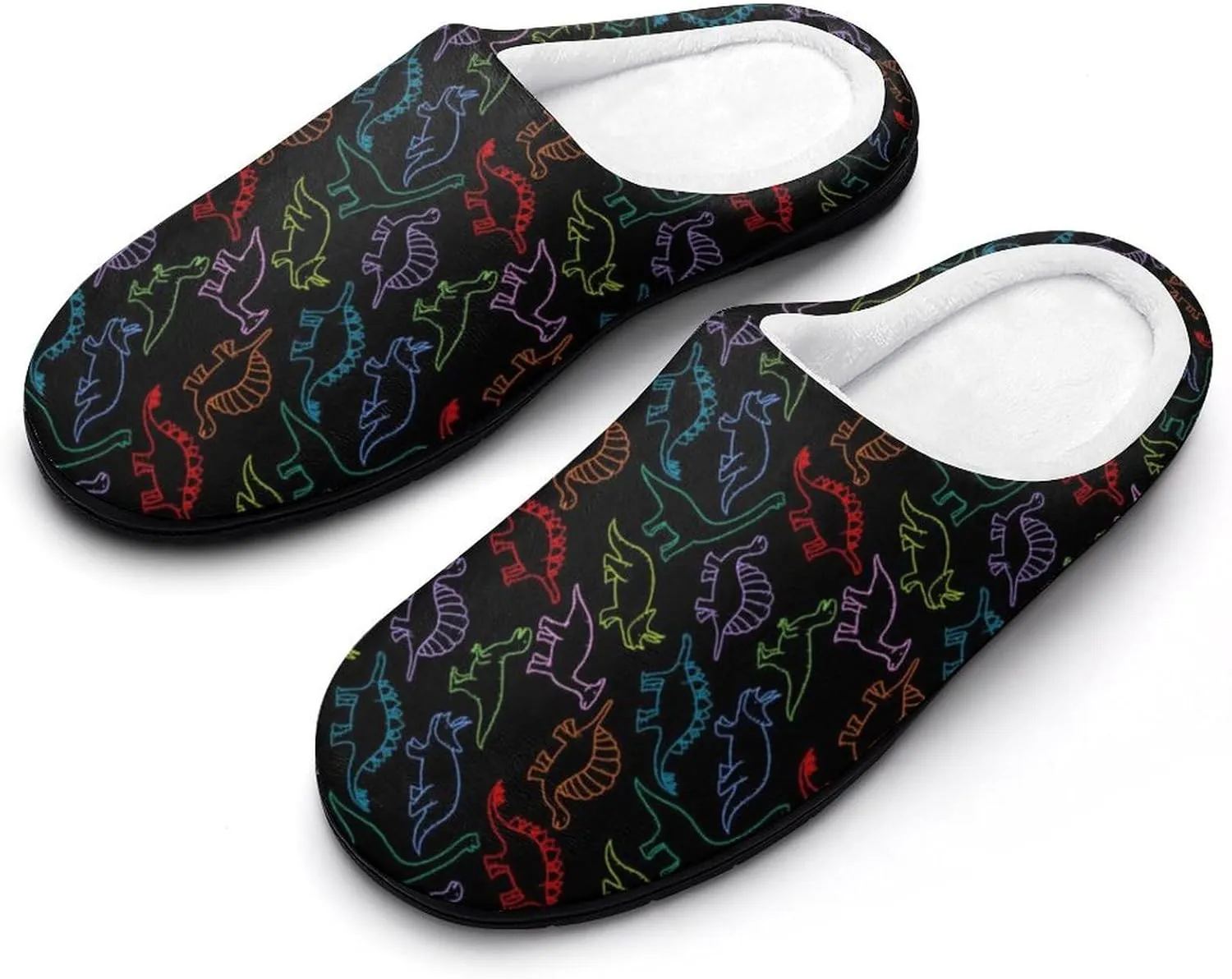 Women House Slippers Ladies Halloween Cotton Slippers Soft Memory Foam Clog Slipper Non-Slip Warm Indoor Outdoor Shoes