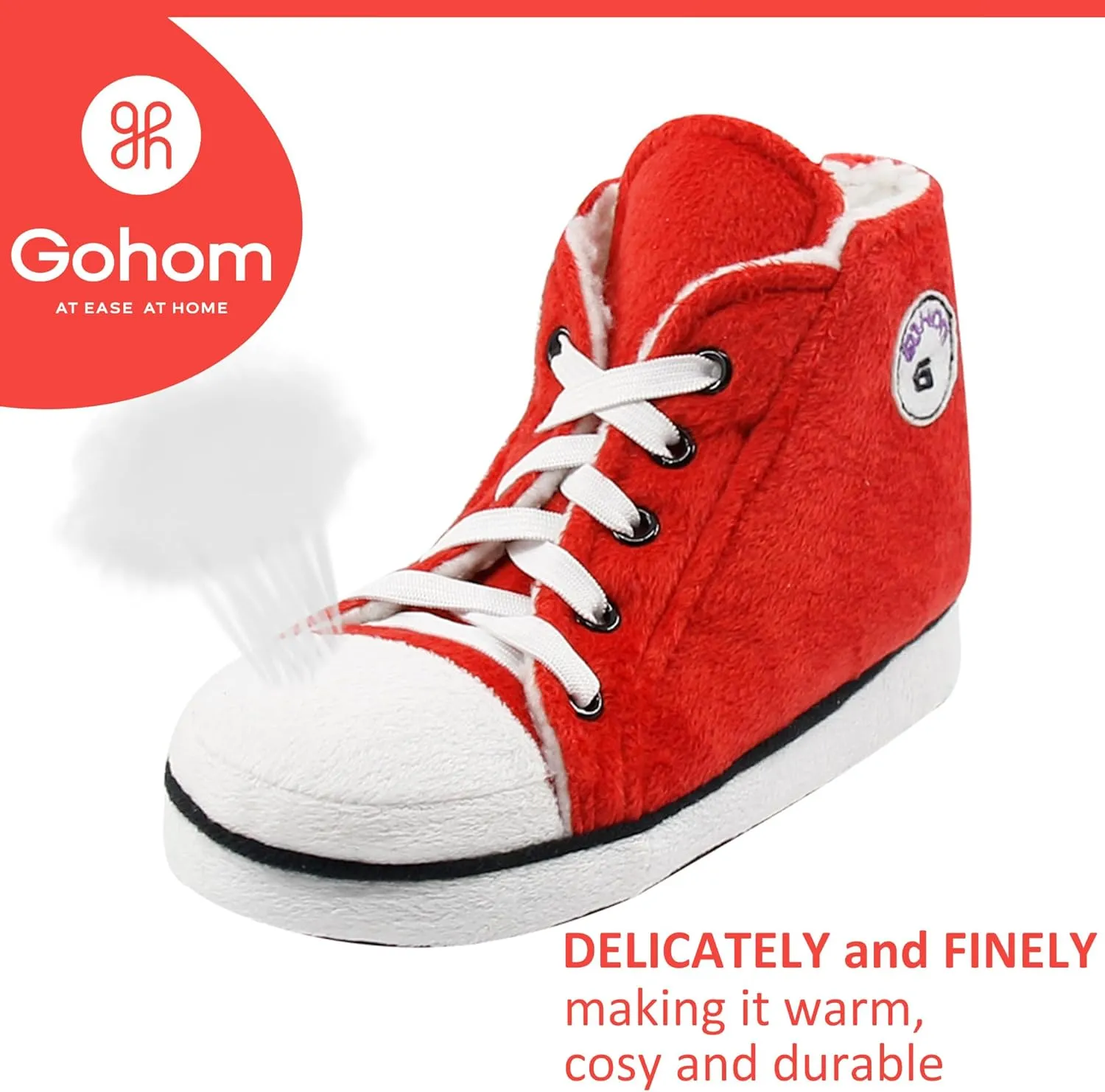 Women Warm Indoor Slipper Boots Women's Winter Anti-Slip Ankle Booties Slip On Fur Lined House Shoe