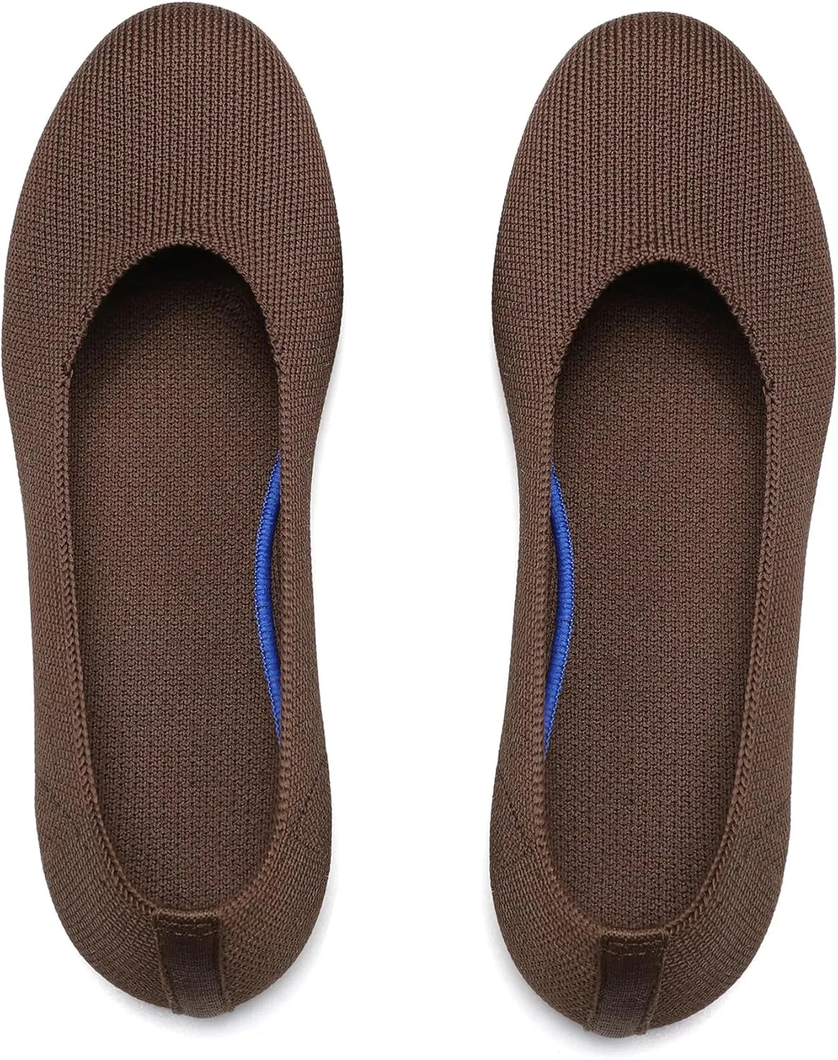 Women's Ballet Flat Dressy Casual Knit Shoes Round Toe Women Mesh Flats
