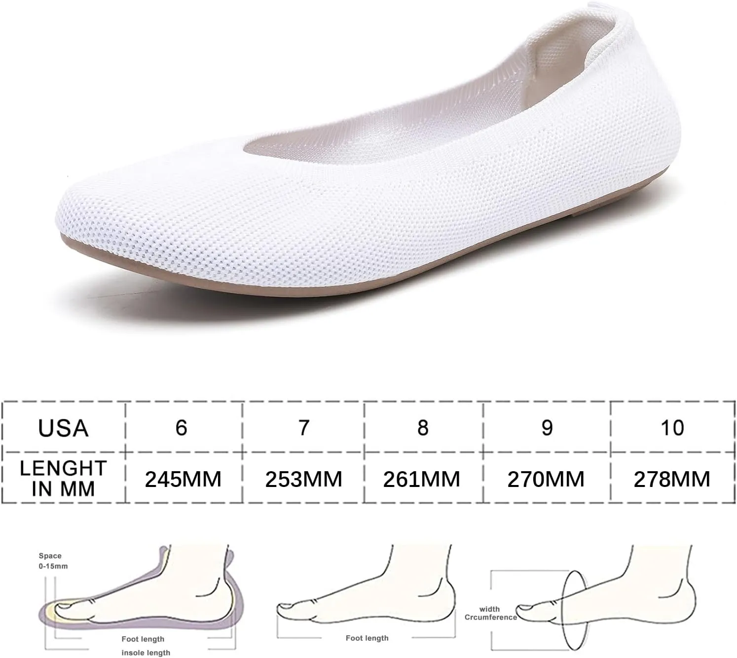 Women's Ballet Flats Dress Shoes for Women, Women Classic Round Toe Slip On Flat Walking Shoes, Women Casual Comfortable Soft Knit Black Leopard Flats Shoes