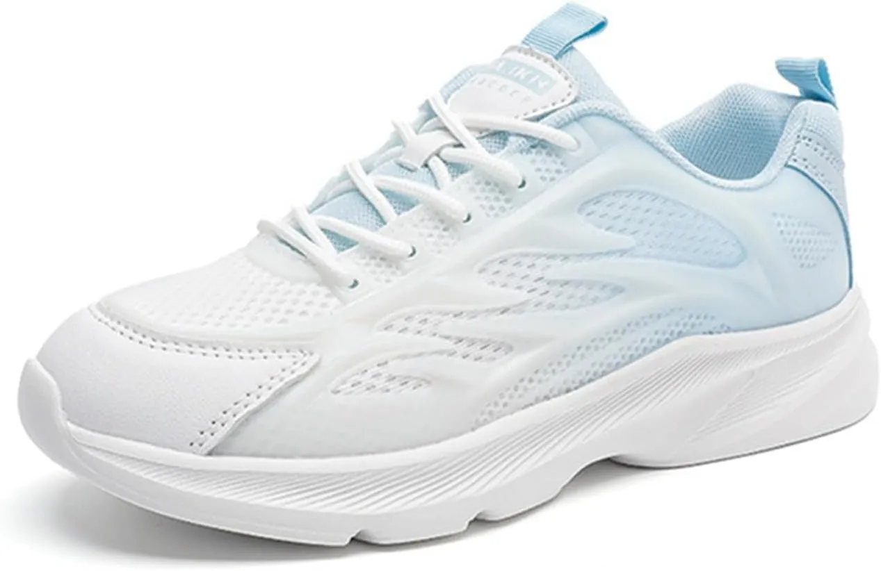 Womens Breathable Mesh Lace Up Walking Shoes Classic Lightweight Soft Athletic Tennis Running Shoes Casual Memory Foam Sneakers
