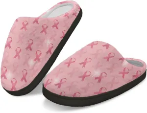Women's Cotton Slipper Warm Cozy Breathable Fuzzy Winter Slipper Furry Non-Slip Plush House Slipper for Women US 4-12
