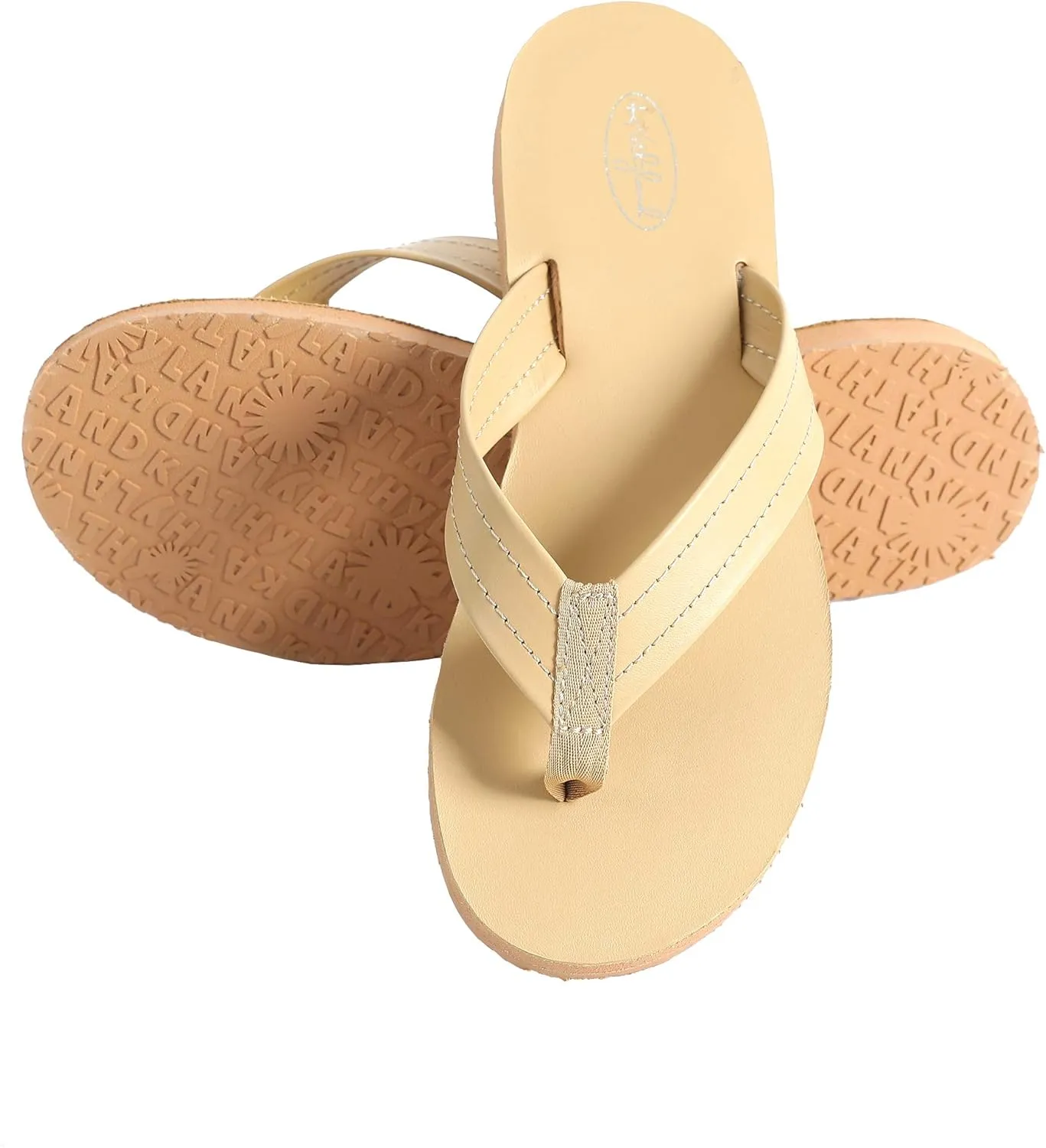 Womens Flip Flops Comfortable Beach Slides Leather Thongs Slippers Flat Comfy Casual Thin Strap Sandals
