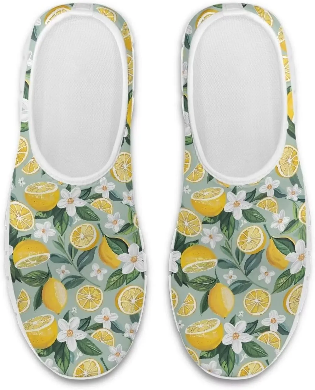 Women's Fruit Print Shoes Low Top Slip On Casual Walking Shoes Comfortable Soft-Soled Sports Running Flat Sneakers