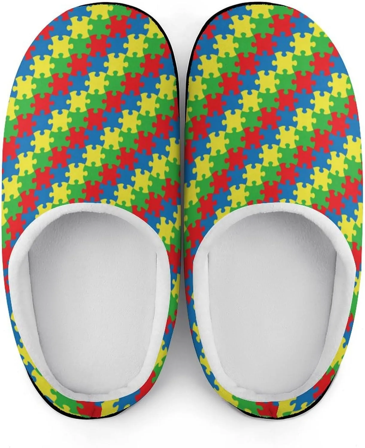 Womens Halloween Cotton Slippers Ladies Home Slippers Memory Foam Clog Slipper Non-Slip Sole Warm Indoor Outdoor Shoes