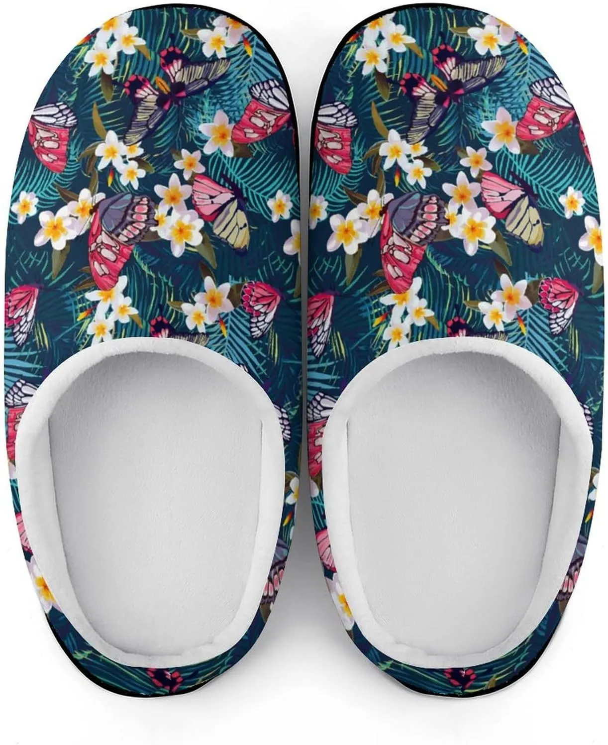 Womens Halloween Slippers Ladies Memory Foam Cotton House Slippers Hard Sole Clog Slipper Slip-On Shoes Indoor Outdoor