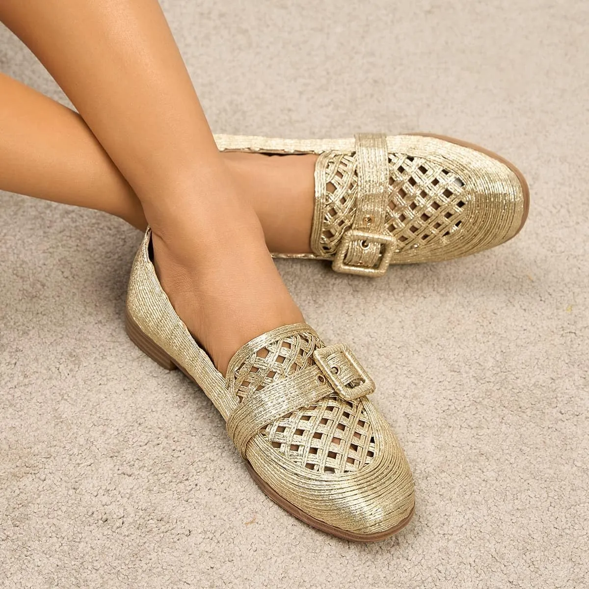 Women's Loafer Ballet Flats Casual Comfortable Business Office Dressy Mary Jane Flats Shoes for Women