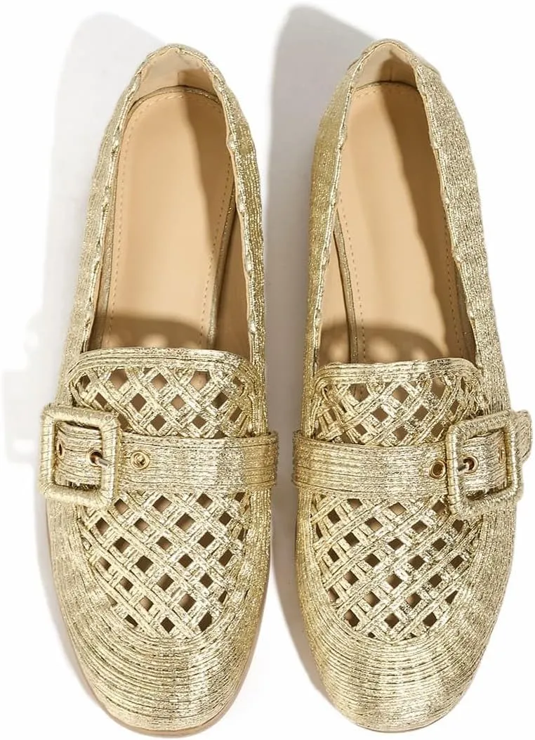 Women's Loafer Ballet Flats Casual Comfortable Business Office Dressy Mary Jane Flats Shoes for Women