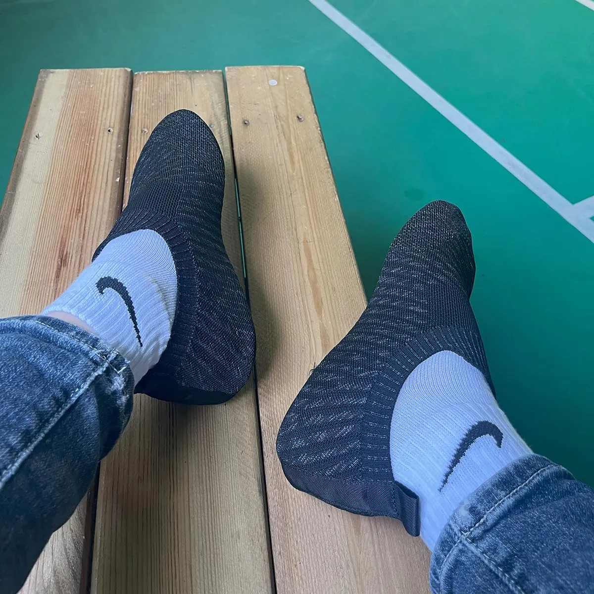 Womens Mens Slippers with Rubber Sole Ultra-Lightweight House Slipper Socks Around House Shoes Non Slip Indoor&Outdoor