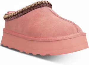 Women's Platform Mini Boots Slippers for Women Indoor Slippers Slip on Fur Fleece Lined Suede Short Ankle Boots