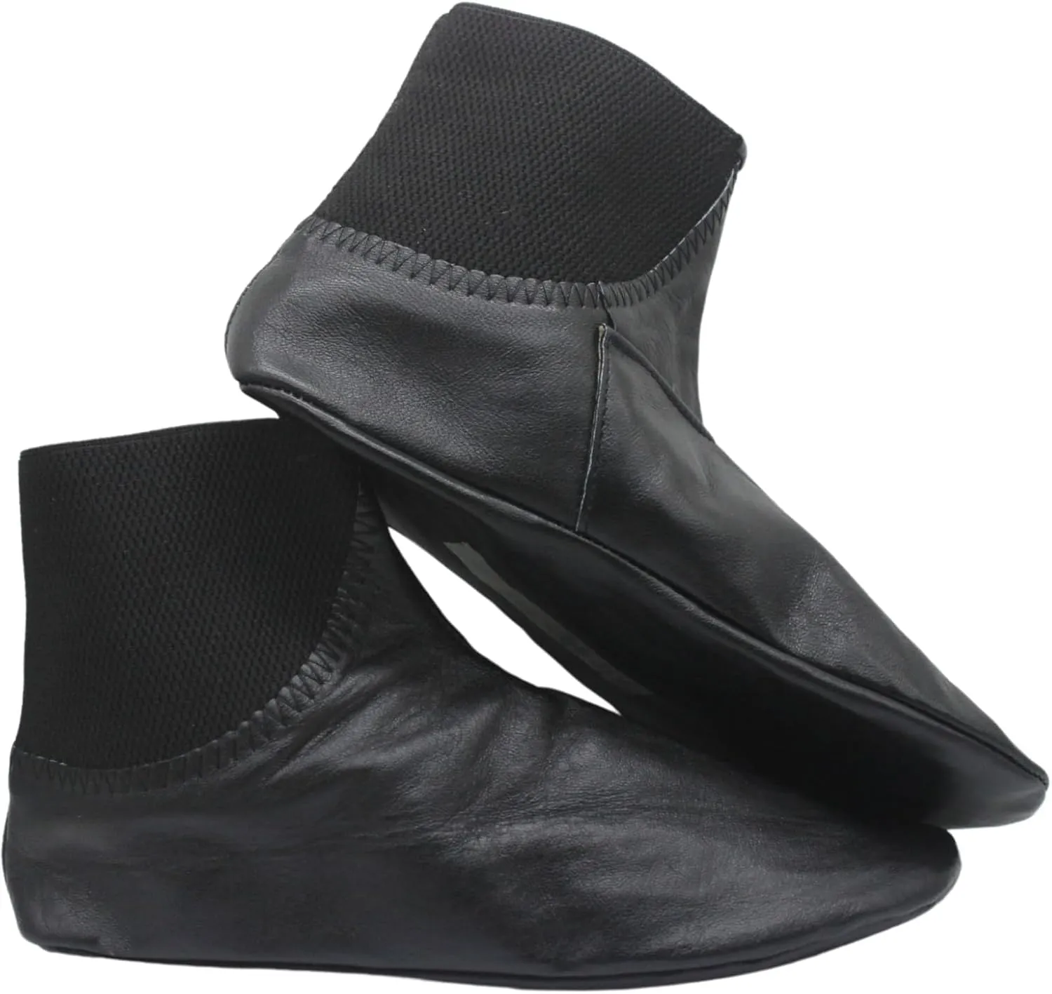 Womens Premium Leather Home Slippers Comfort for Swollen Feet Halal Socks Handmade Khuffain Mest Indoor Slipper