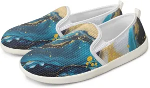 Women's Slip On Flat Fashion Comfortable Dressy Loafer Shoes Round Toe Lightweight Shoes for Office Work Daily Wear Gifts for Wife Mom Sister US Size 6-11