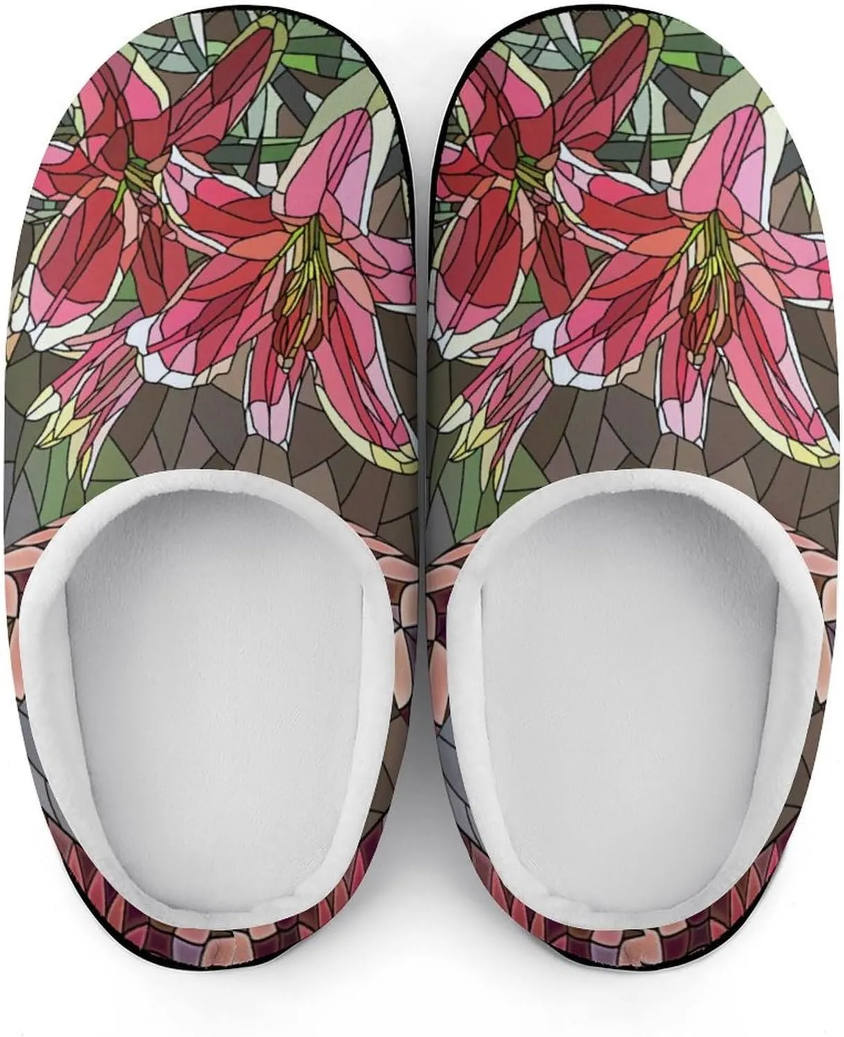 Womens Slippers Bedroom Slip-On Shoes Ladies Halloween Slippers Warm House Slippers Indoor Outdoor Memory Foam Slipper