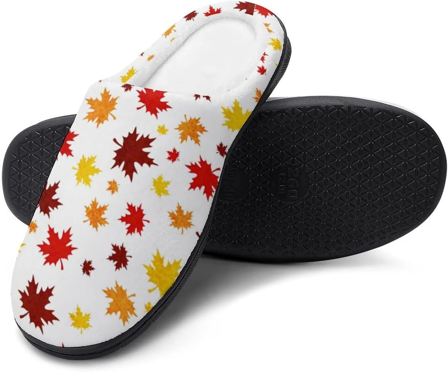 Womens Slippers Comfy Bedroom Slip-On Shoes Ladies Halloween Slippers Cotton House Slipper Indoor Memory Foam Slippers