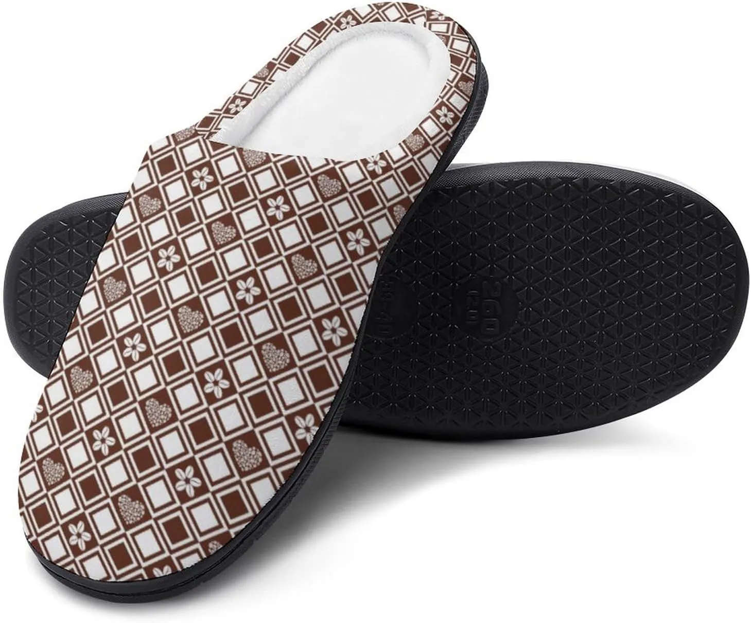 Womens Slippers Comfy Bedroom Slip-On Shoes Ladies Halloween Slippers Cotton House Slipper Indoor Memory Foam Slippers
