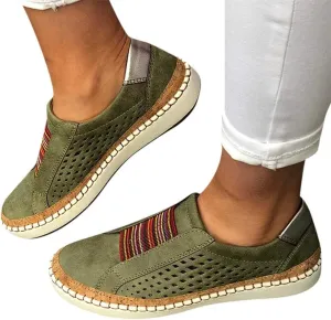 Women's Sneakers, Women Round Toe Canvas Flats Shoes Slip On Shoes Casual Sport Shoes Walkings Shoes Office Loafers