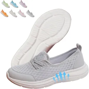 Women's Soft Sole Mesh Comfort Orthopedic Shoes, Orthopedic Shoes for Women, Slip-On Breathable Flat Walking Shoe