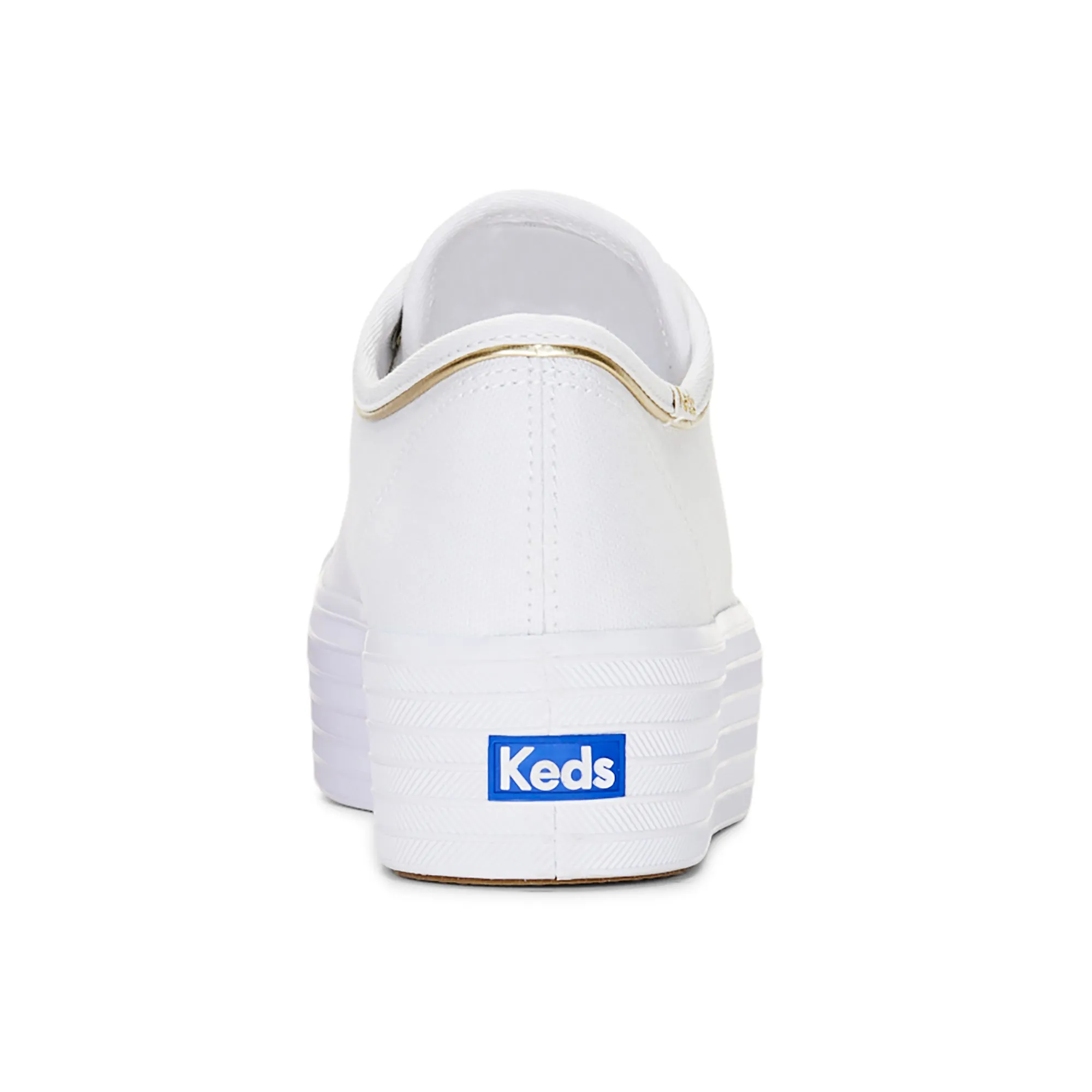 Women's Triple Up Canvas Piping White/Gold