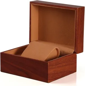 Wooden Watch Box Clamshell Solid Wood Storage Box Jewelry Gift Box Jewelry Packaging Box