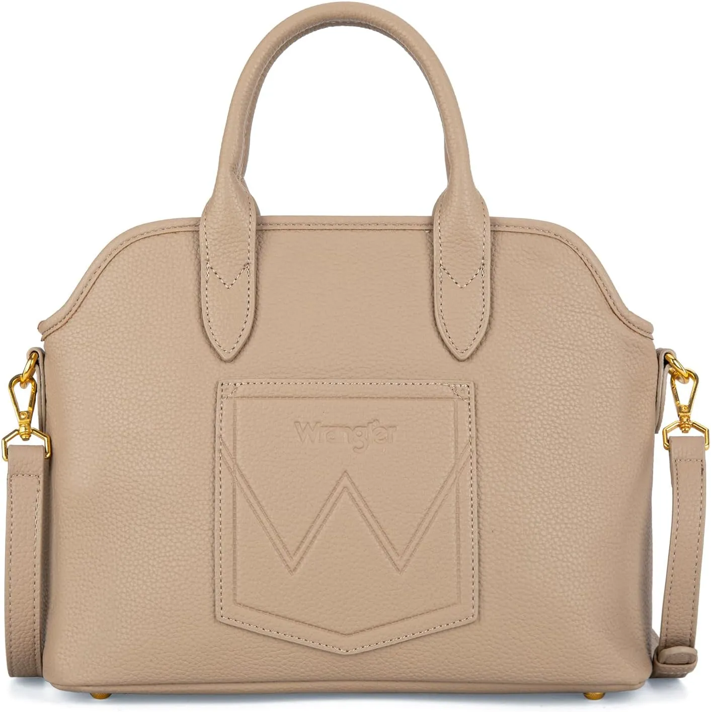 Wrangler Tote Bags for Women Medium Crossbody Purse for Ladies Soft Designer Top-handle Handbags