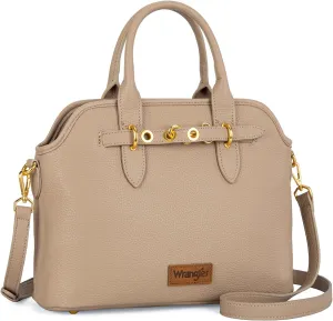 Wrangler Tote Bags for Women Medium Crossbody Purse for Ladies Soft Designer Top-handle Handbags