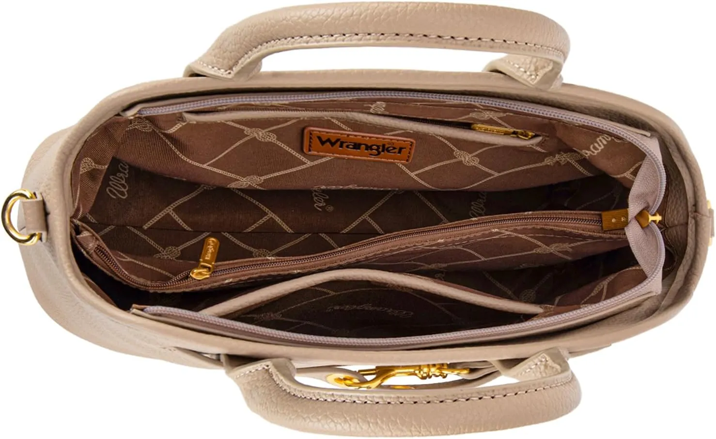 Wrangler Tote Bags for Women Medium Crossbody Purse for Ladies Soft Designer Top-handle Handbags