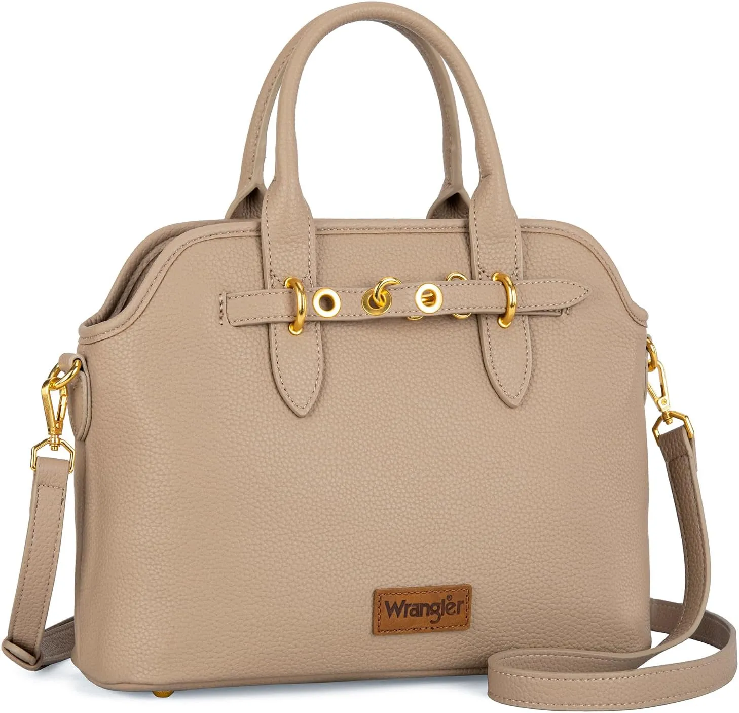 Wrangler Tote Bags for Women Medium Crossbody Purse for Ladies Soft Designer Top-handle Handbags
