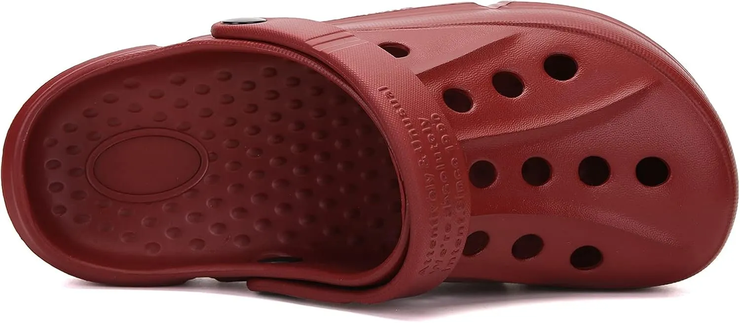 XIANV Men Women Clogs Garden Shoes Mesh Slippers Sandals Lightweight Slip On Mules Outdoor Walking Slippers Unisex Summer Beach Shoes