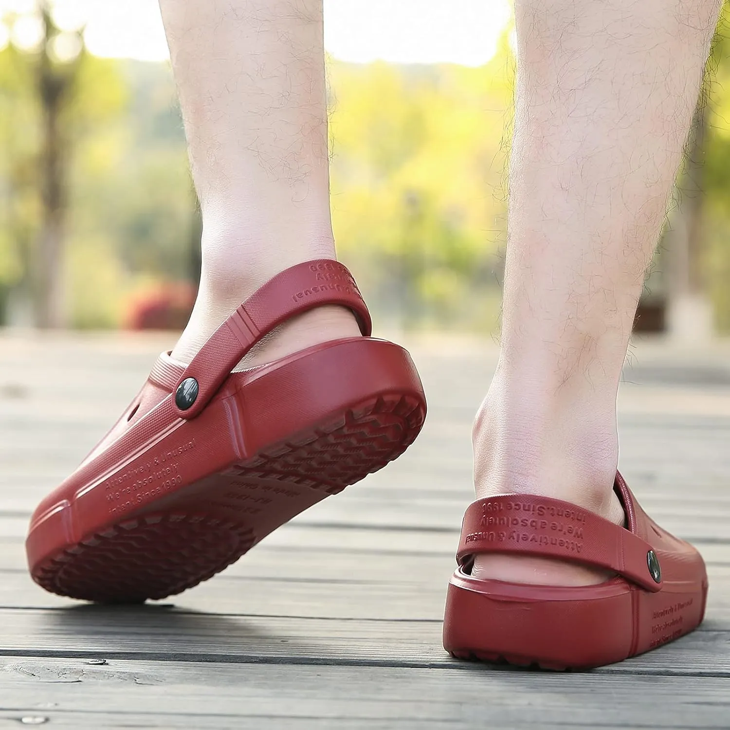 XIANV Men Women Clogs Garden Shoes Mesh Slippers Sandals Lightweight Slip On Mules Outdoor Walking Slippers Unisex Summer Beach Shoes