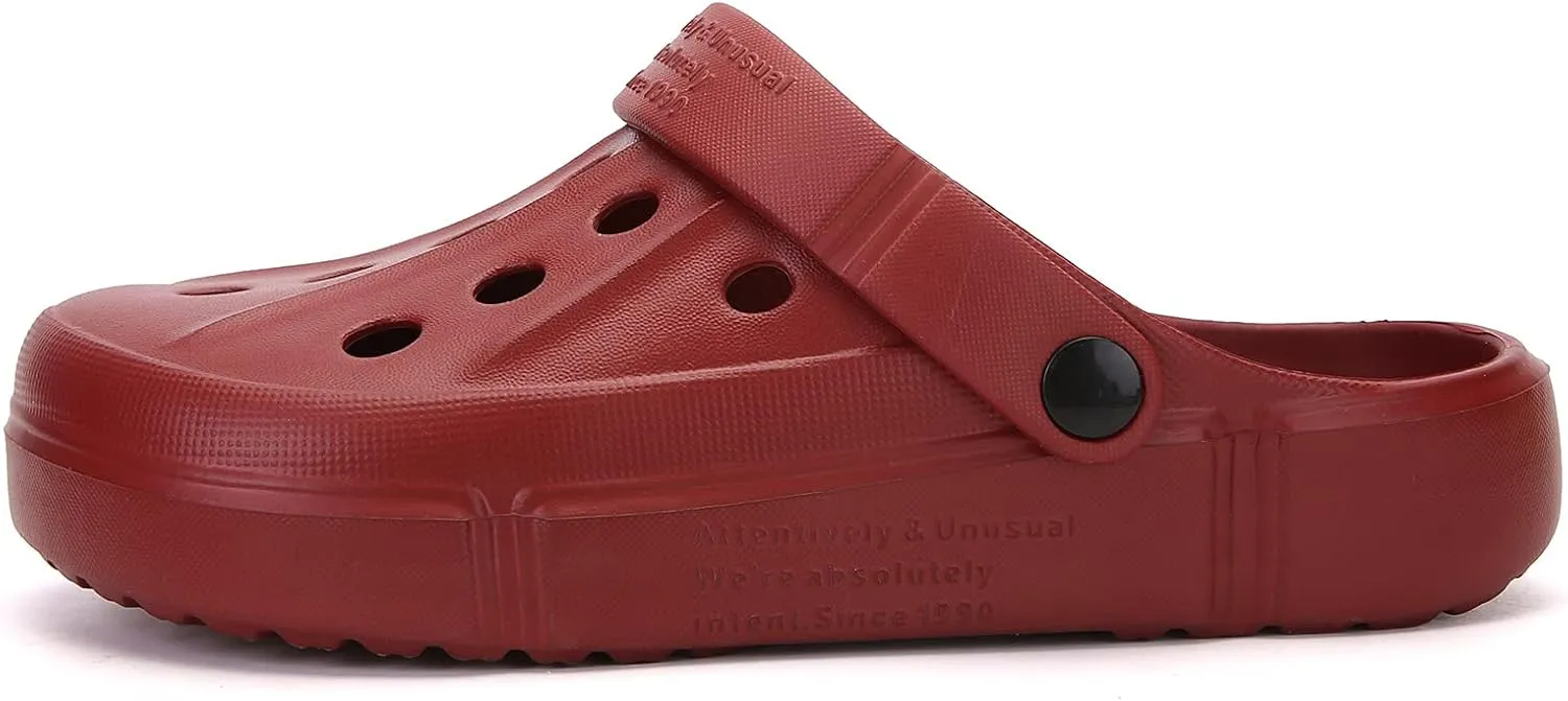 XIANV Men Women Clogs Garden Shoes Mesh Slippers Sandals Lightweight Slip On Mules Outdoor Walking Slippers Unisex Summer Beach Shoes