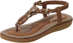 Yoga Mat Comfortable Flat Sandal for Women Fashion Versatile Leather Cool Shoes Soft Soled Sandals for Women