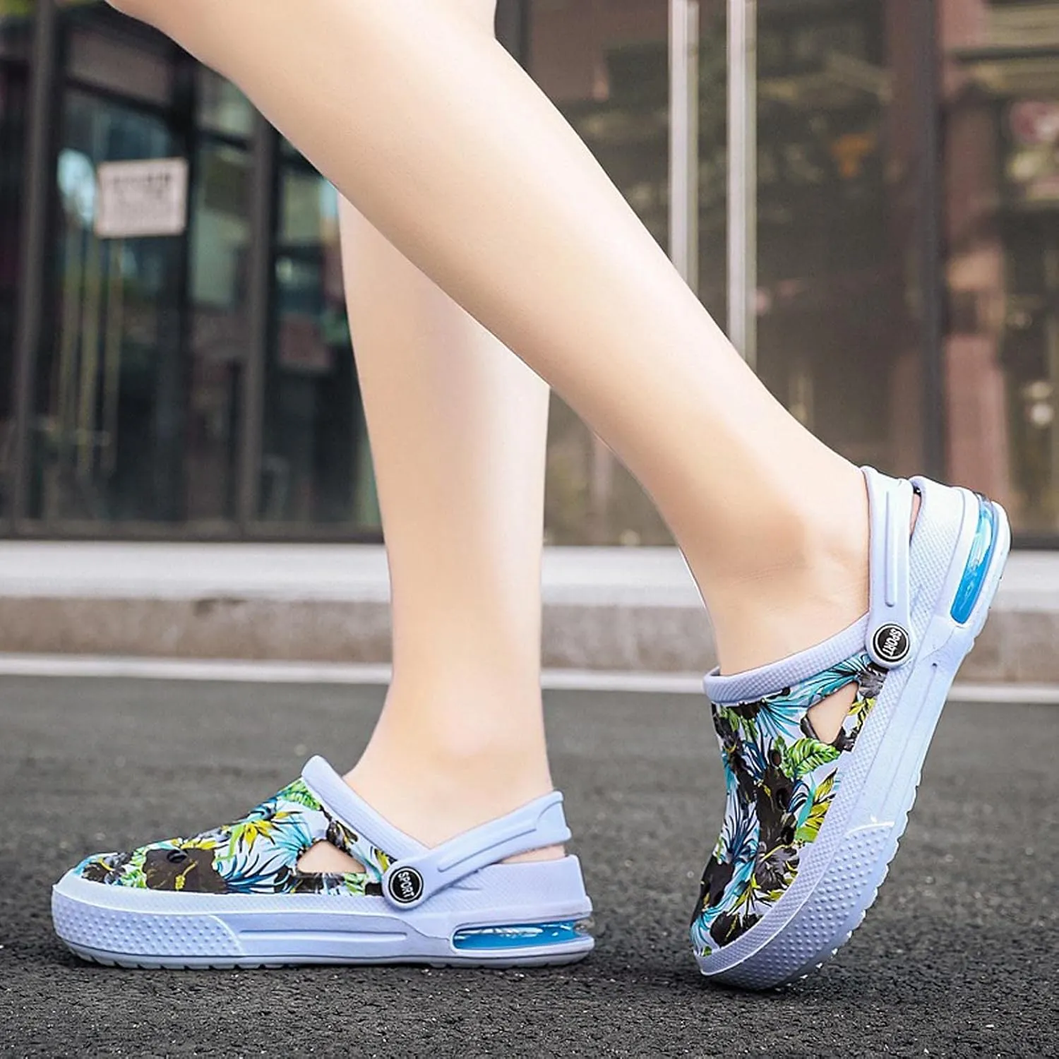 YUKTOPA Womens Clogs Shoes Unisex Summer Garden Clogs Shoes Non-Slip Quick Drying Sandals Casual Slippers