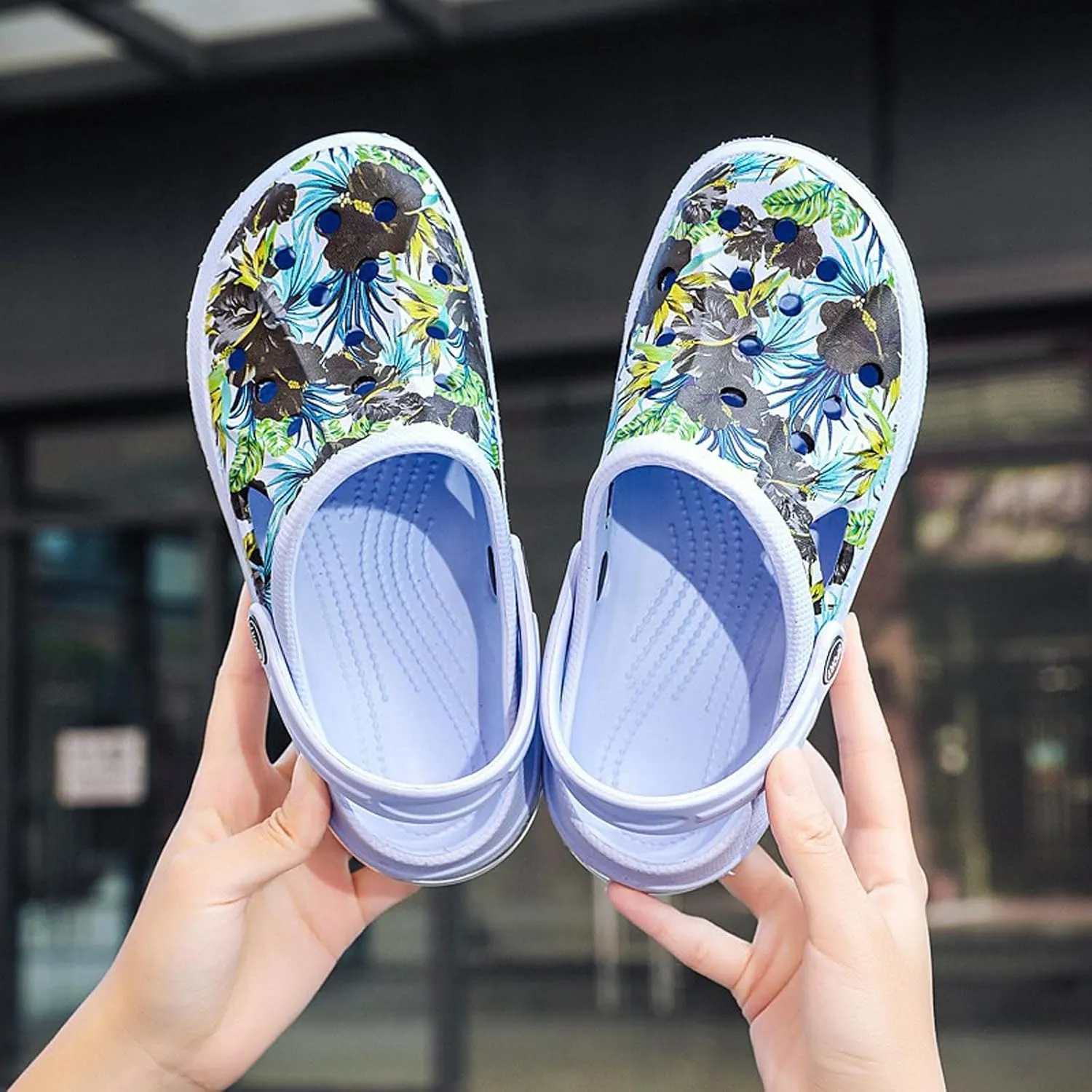 YUKTOPA Womens Clogs Shoes Unisex Summer Garden Clogs Shoes Non-Slip Quick Drying Sandals Casual Slippers