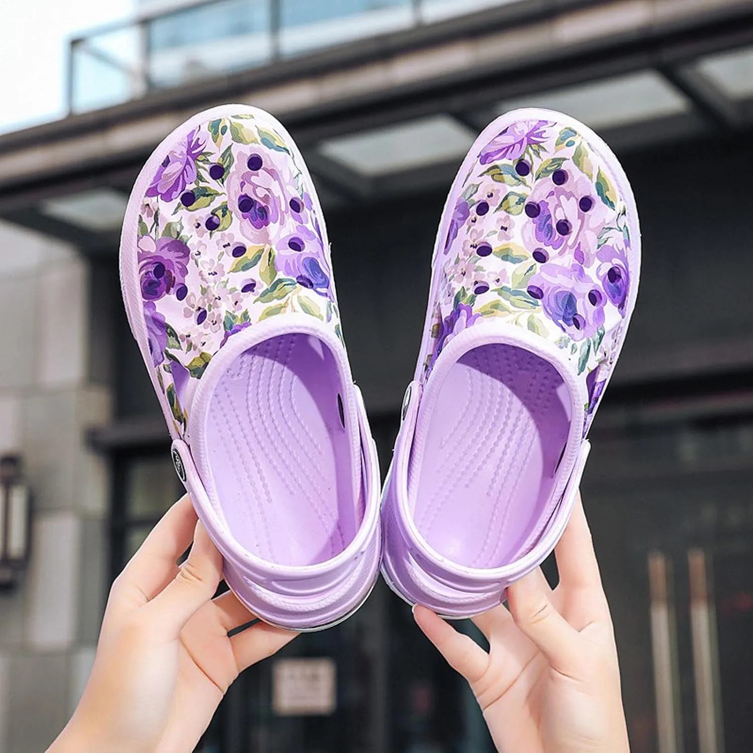 YUKTOPA Womens Clogs Shoes Unisex Summer Garden Clogs Shoes Non-Slip Quick Drying Sandals Casual Slippers