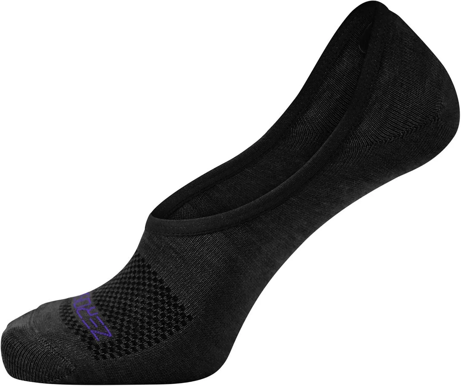 ZeroSock Bamboo Viscose Super Low Invisible Socks With Mesh Ventilation with Anti-Slip Gel Heel Grip (4 Pairs Per Box)