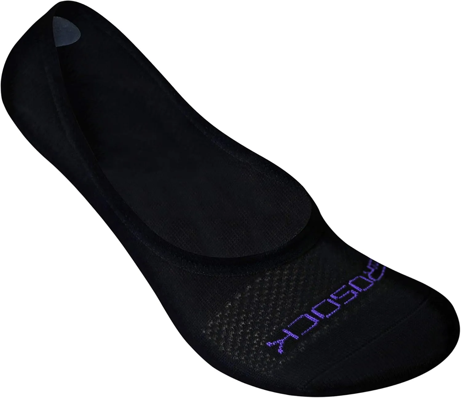 ZeroSock Bamboo Viscose Super Low Invisible Socks With Mesh Ventilation with Anti-Slip Gel Heel Grip (4 Pairs Per Box)