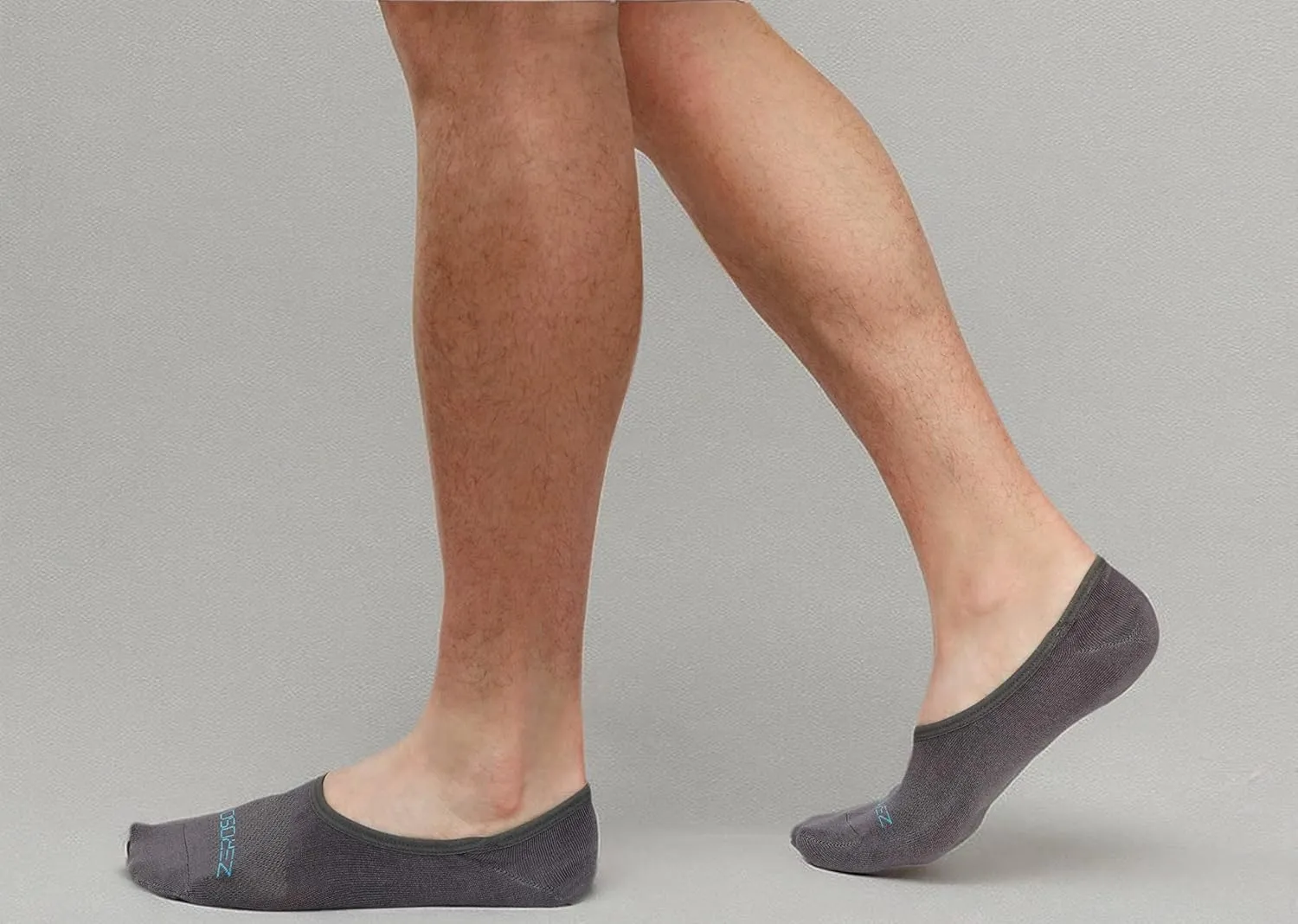 ZeroSock Bamboo Viscose Super Low Invisible Socks With Mesh Ventilation with Anti-Slip Gel Heel Grip (4 Pairs Per Box)
