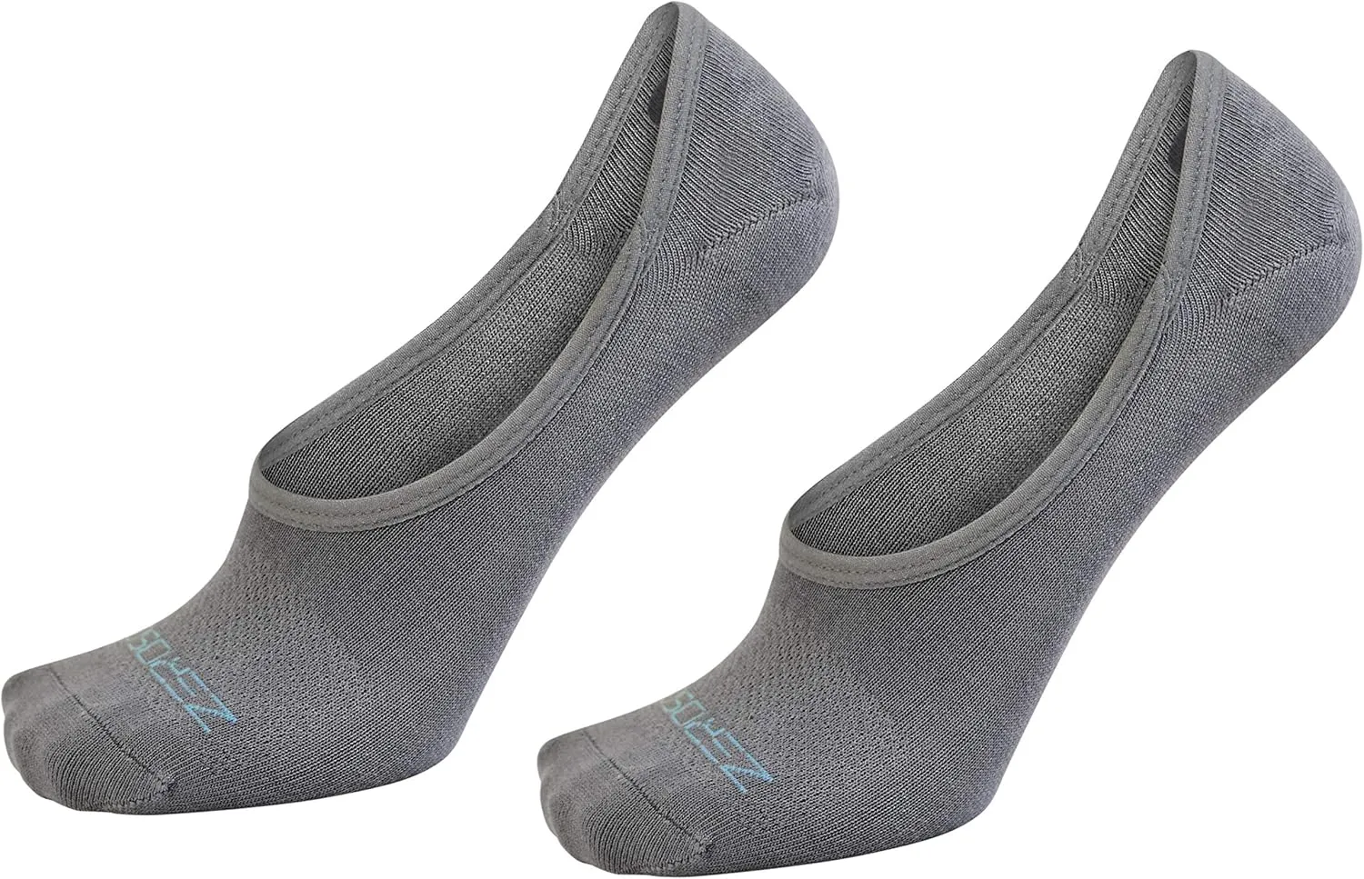ZeroSock Bamboo Viscose Super Low Invisible Socks With Mesh Ventilation with Anti-Slip Gel Heel Grip (4 Pairs Per Box)