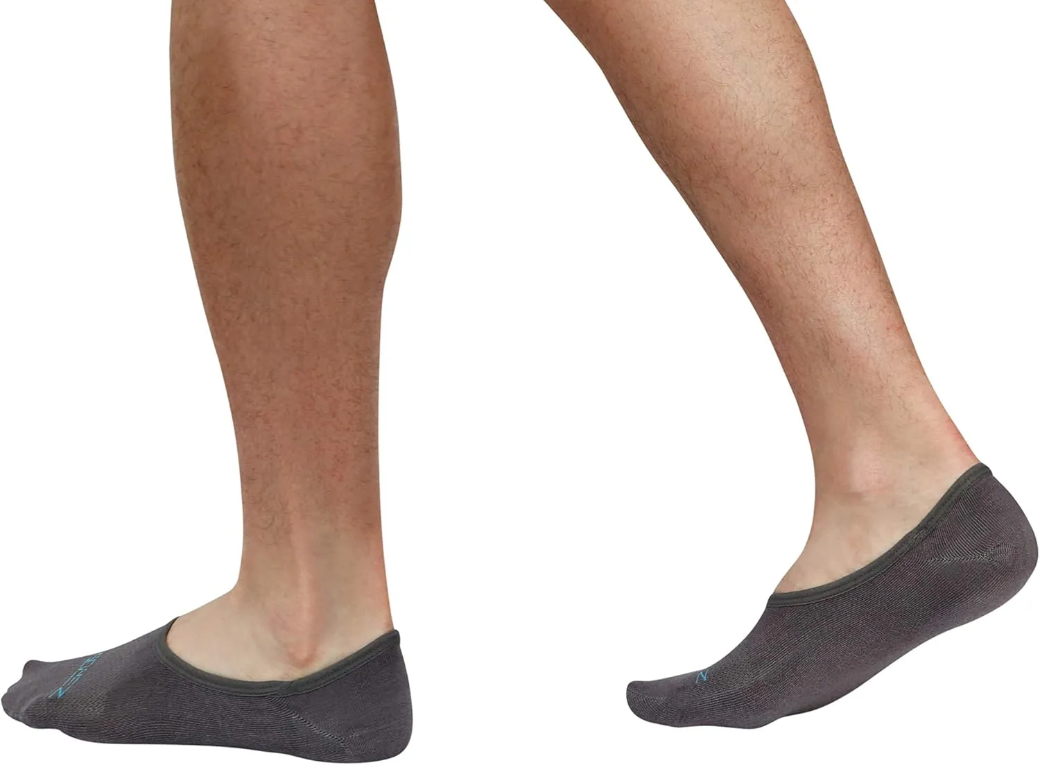 ZeroSock Bamboo Viscose Super Low Invisible Socks With Mesh Ventilation with Anti-Slip Gel Heel Grip (4 Pairs Per Box)