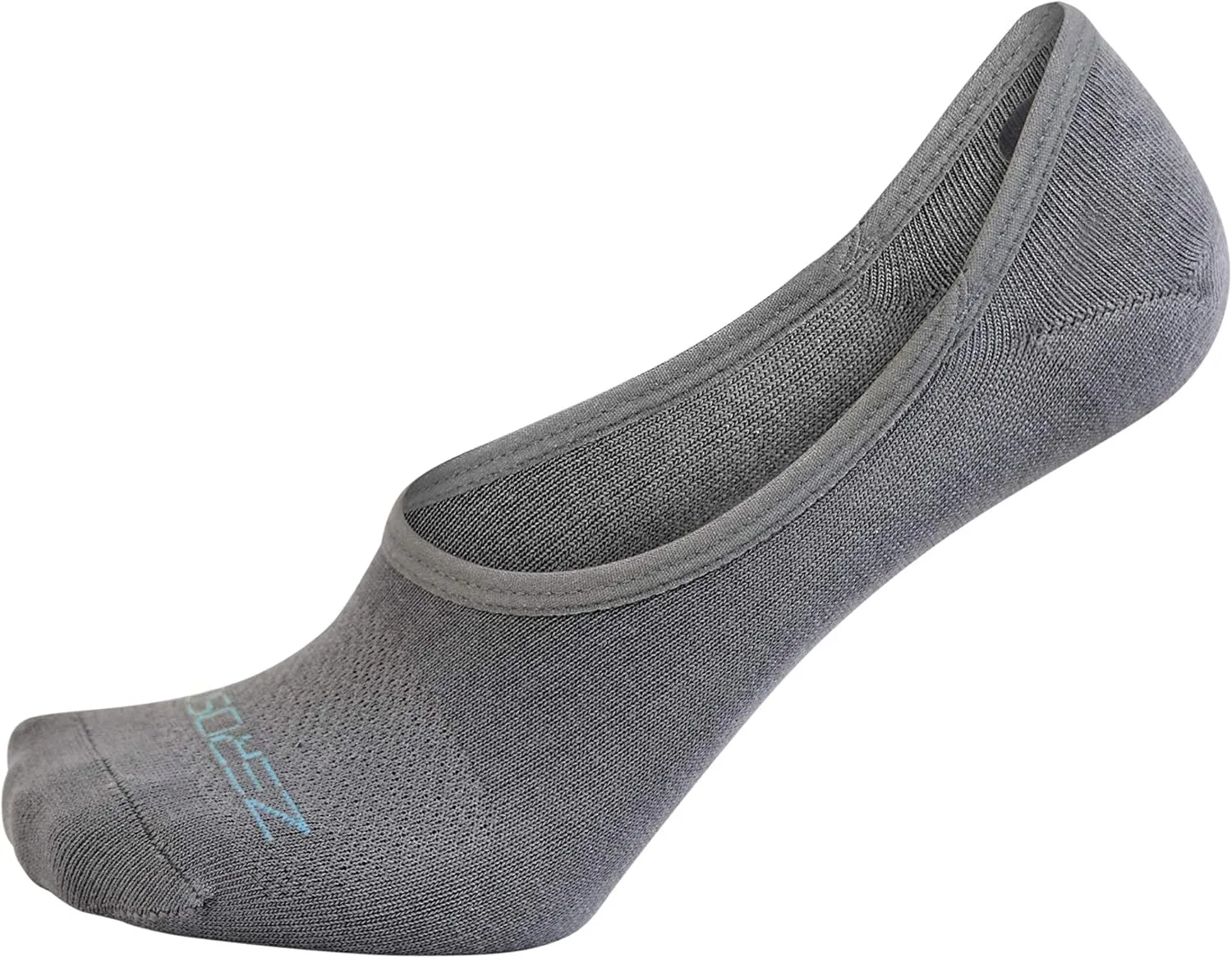 ZeroSock Bamboo Viscose Super Low Invisible Socks With Mesh Ventilation with Anti-Slip Gel Heel Grip (4 Pairs Per Box)