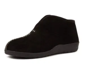 Ziera Cuddles Black-Black Microsuede.