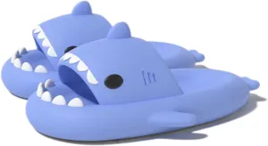 Zureto Shark Slides, Cute Cloudy Shark Slides, Thicken Anti-Slip Open Toe Casual Beach Shoes