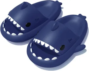 Zureto Shark Slides Unisex - Cute Rainbow Cloudy Sharks for Women Mens Adult